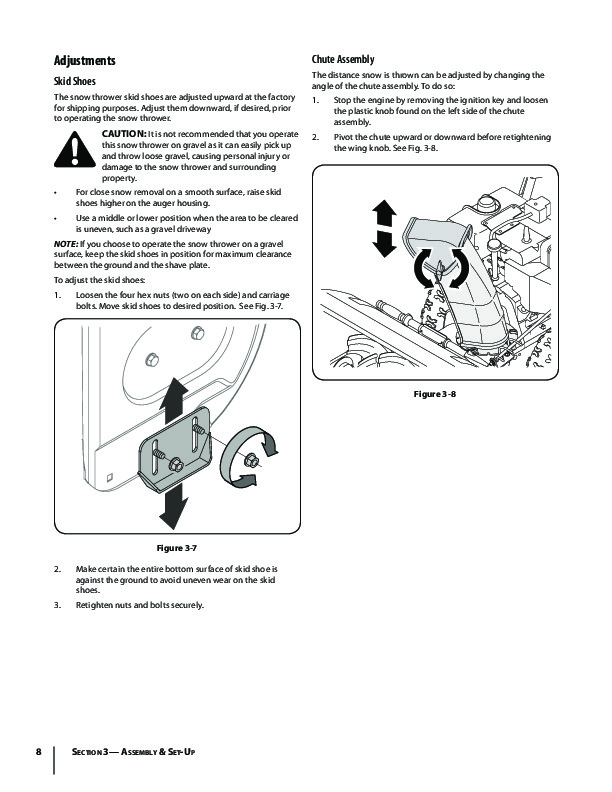 MTD 600 Series C D Style Snow Blower Owners Manual