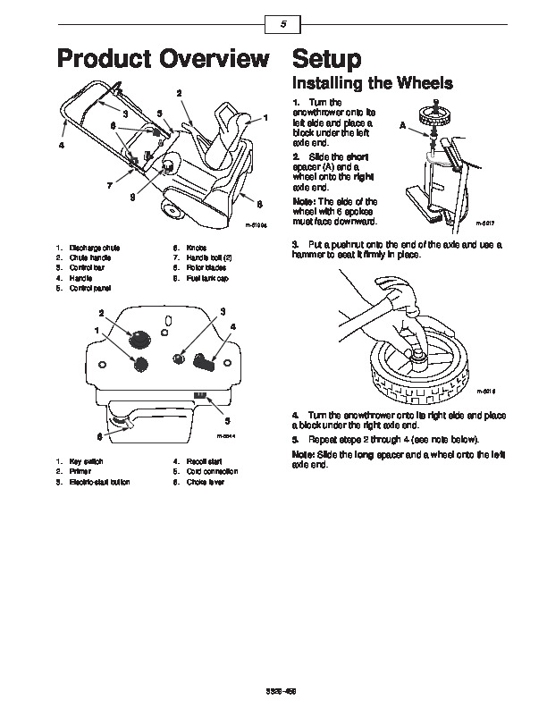 Toro CCR 2450 GTS 38536 Snow Blower Operators Manual, 2004