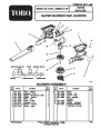 Toro 51557 Super Blower Vac Parts Catalog, 1995 page 1