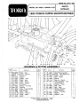 Toro 38025 1800 Power Curve Snowblower Parts Catalog, 1995 page 1