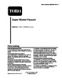 Toro 51593 Super Blower/Vacuum Parts Catalog, 2007-2014 page 1