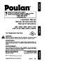 2002 Poulan 1950 2025 2050 2075 2150 2155 2175 2350 2375 2150PR Chainsaw Owners Manual page 1