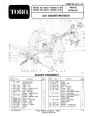 Toro 38052 38054 521 Snowblower Parts Catalog, 1994 page 1