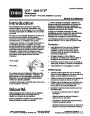 Toro CCR 3650 GTS 38537 Snow Blower Operators Manual, 2005 – French page 1