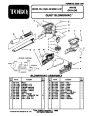 Toro 51589 Quiet Blower Vac Parts Catalog, 1998-1999 page 1