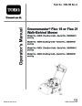 Toro 04030 04206 04031 04202 Greensmaster Flex 18 Flex 21 Lawn Mower Operators Manual, 2008 page 1