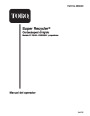 Toro 20046 21-Inch Super Recycler SR 21OS Lawn Mower Operators Manual, 2001 – Spanish page 1