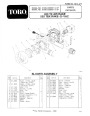 Toro 51535 51545 450 550 TX Air Rake Parts Catalog, 1990 page 1