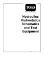 Toro Commercial Products Hydraulics Hydrostatics Schematics Test Equipment 82356SL Rev B page 1