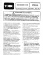 Toro 824 1028 Power Shift 38543 38555 Snow Blower Operators Manual, 1995 – French page 1