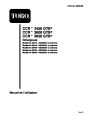 Toro CCR 3650 GTS 38440 Snow Blower Operators Manual, 2000 – French page 1