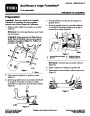 Toro Power Max 726OE 38614 38624 W 38634 38644 38654 Snow Blower Setup Instructions, 2011 – French page 1