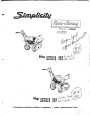 Simplicity 294 295 296 297 4 6 HP Snow Blower Owners Manual page 1