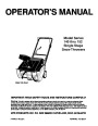 MTD 140 152 Snow Blower Owners Manual page 1