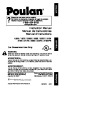 Poulan 1950 1975 2050 2055 2075 2150 2155 2175 2350 2375 2150PR Chainsaw Owners Manual page 1