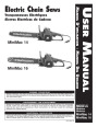 McCulloch MiniMac 14 16inch Electric Chainsaw Owners Manual page 1
