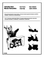 Murray 627804X5A Snow Blower Owners Manual page 1