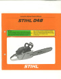 STIHL 048 Chainsaw Owners Manual page 1