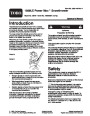 Toro Power Max 1028LE 38642 Snow Blower Operators Manual, 2004 page 1