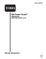 Toro 38053 824 Power Throw Snowblower Operators Manual, 2003 – Italian page 1
