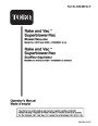 Toro 51591 Super Blower Vac Operators Manual, 2001-2004 page 1