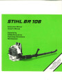 STIHL BR 106 Blower Vacuum Owners Manual page 1