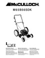 McCulloch M65B56SDK Lawn Mower Owners Manual page 1