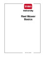 Toro Reel Mower Basics 09168SL Lawn Mowers page 1