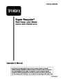 Toro 20046 21-Inch Super Recycler SR 21OS Lawn Mower Operators Manual, 2001 page 1