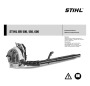 STIHL BR 500 550 600 Blower Vacuum Owners Manual page 1