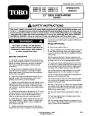 Toro 16400 16401 21-Inch Lawn Mower Operators Manual, 1996 page 1