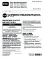 Toro 51702 Hand-Held Sweeper Blower Manual, 2014 page 1