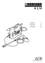 Kärcher K 2.16 Electric Power High Pressure Washer Owners Manual page 1