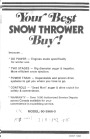 Craftsman 60-3966-0 Snow Blower Owners Manual page 1