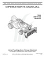 MTD 190-032 101 42-Inch Two Stage Snow Blower Attachment Owners Manual page 1