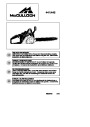 McCulloch 441 442 Chainsaw Owners Manual page 1