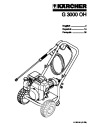 Kärcher G 3000 OH Gasoline High Pressure Washer Owners Manual page 1