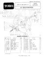 Toro 38052 521 Snowblower Parts Catalog, 1992 page 1