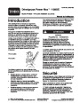 Toro Power Max 1128OE 38652 Snow Blower Operators Manual, 2004 – French page 1