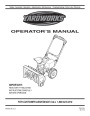 Yardworks 769-04164 Snow Blower Owners Manual by MTD page 1