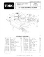 Toro 16400 16401 16402 21-Inch Lawn Mower Parts Catalog, 1991 page 1