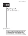 Toro 20039 21-Inch Super Recycler Lawn Mower Operators Manual page 1