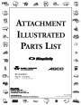 Simplicity Massey Ferguson AGCO Snow Blower Attachment Illustrated Parts List page 1