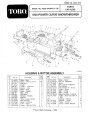 Toro 38025 1800 Power Curve Snowblower Parts Catalog, 1990 page 1