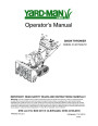 Yard-Man 31AH7S3G701 Snow Blower Owners Manual by MTD page 1