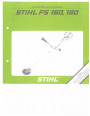 STIHL FS 160 180 Trimmer Owners Manual page 1