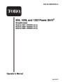 Toro 924 1028 1332 38547 Power Shift Snow Blower Operators Manual, 2002 page 1