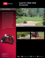 Toro Sand Pro 3040 5040 Accessories Sand Pro 3040 5040 With Quick Attach System Specs page 1