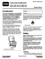 Toro Power Clear 38453 38454 Snow Blower Operators Manual, 2011 page 1