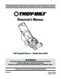 MTD V560 Self Propelled Rotary Lawn Mower Owners Manual page 1